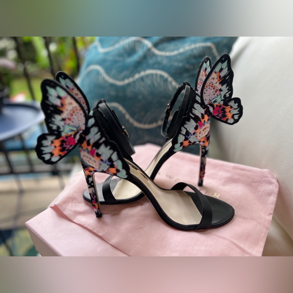 Sophia Webster Chiara Embroidered Sandal - in box with dust bag
